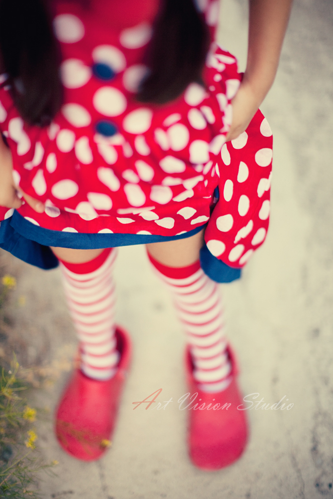 Clowness styled photography session for a teen girl - Stamford, CT kids photographer