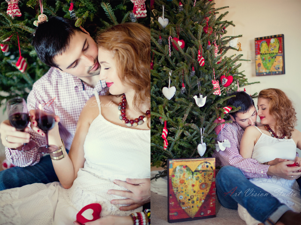 Stamford family photographer - Christmas love session