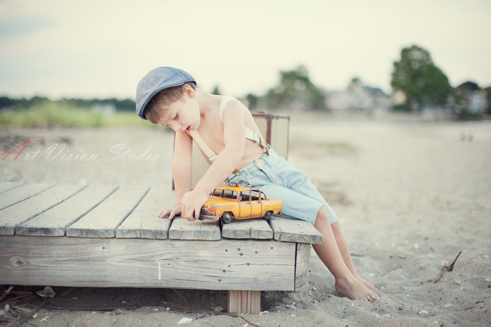 Vintage themed kids photography - Fairfield county, CT  artistic kids photographer
