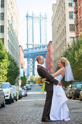 Posing for a wedding photoshoot